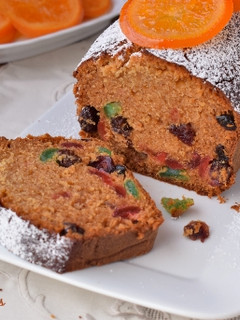 Una foto de Plumcake con fruta confitada