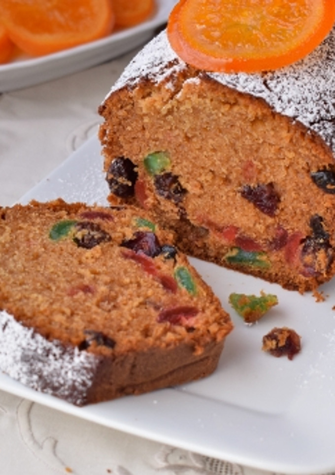 Una foto de Plumcake con fruta confitada