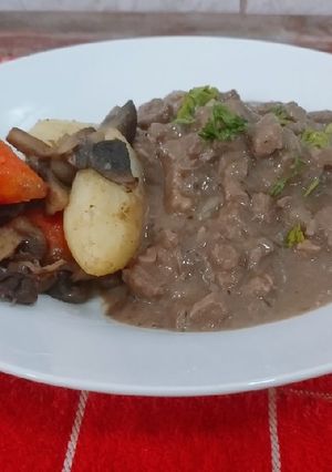 Una foto de Boeuf bourguignon