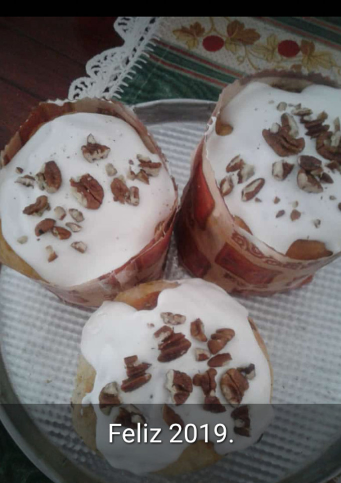 Una foto de Pan dulce de año nuevo