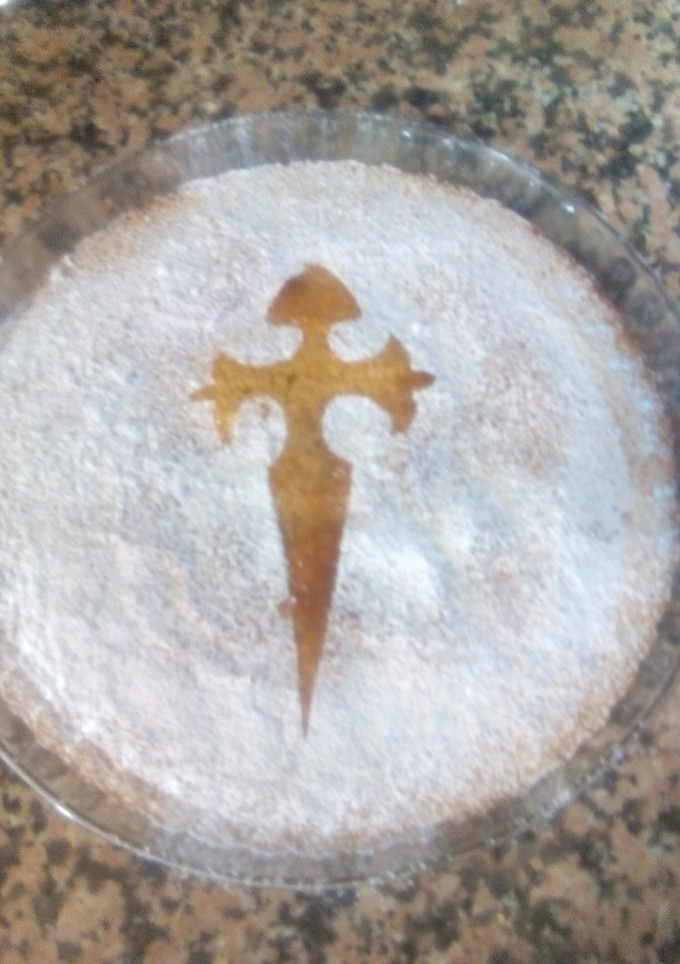 Una foto de Tarta de Santiago