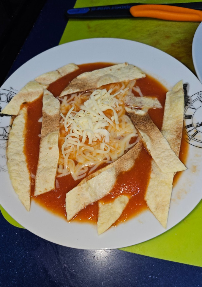 Una foto de Sopa azteca