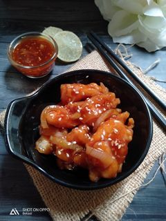 Foto resep Ayam Saus Wijen