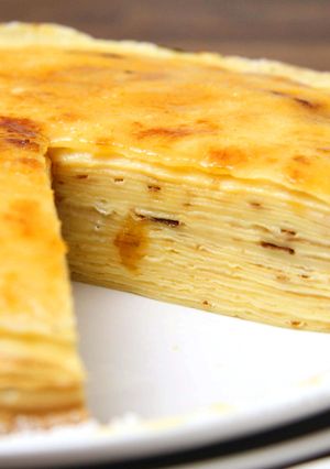 Créme Brulée rakott palacsinta recept fotója