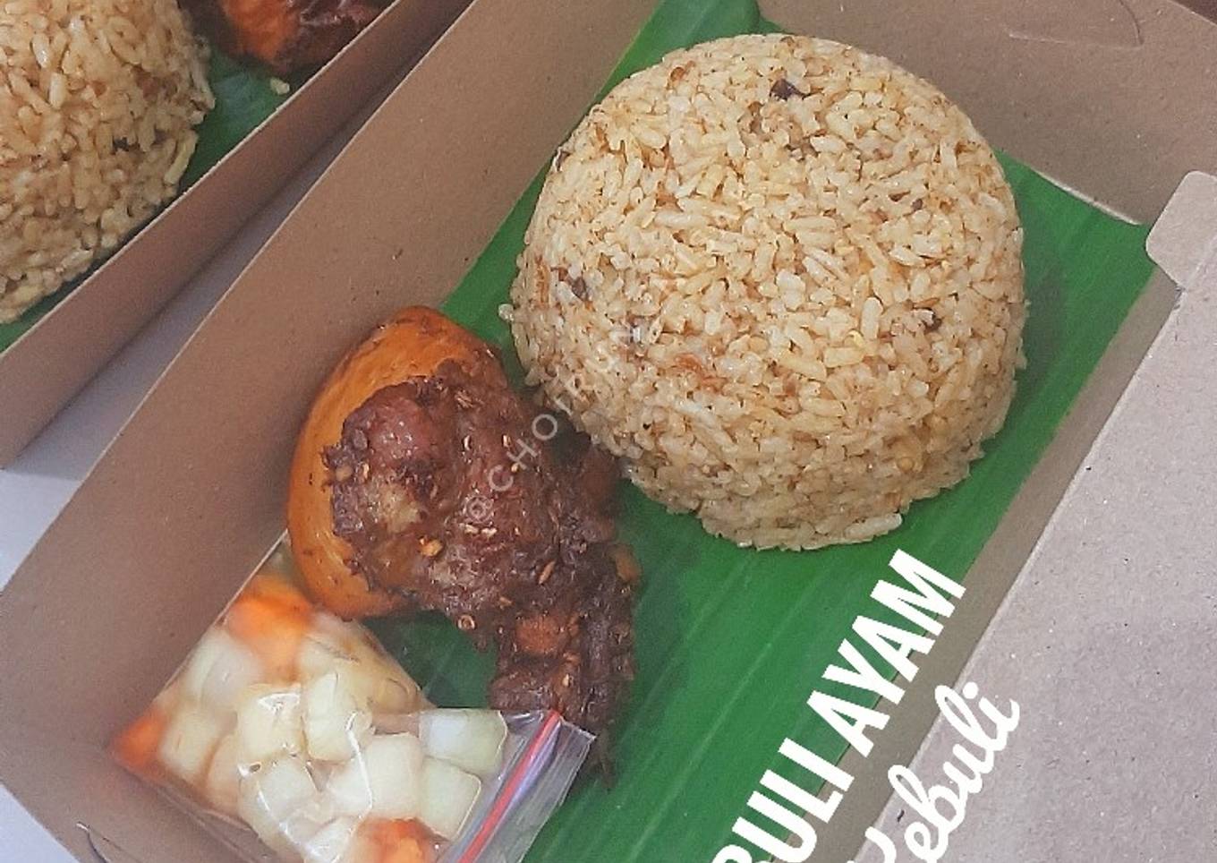 Nasi Kebuli Ayam (Rice Cooker) dan Acar Kebuli