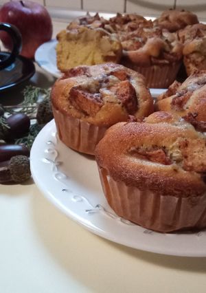 Egyszerű almás muffin recept fotója