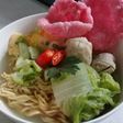 Mie kering berkuah