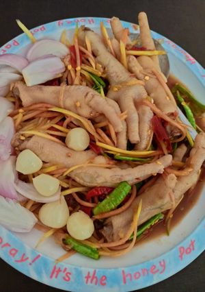 รูปของ ตำมะละกอตีนไก่(อีกแล้วว😁)