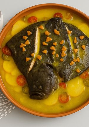 Una foto de Rodaballo al Pil Pil