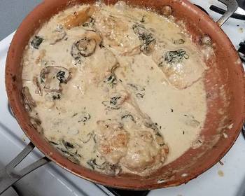 Best Recipe Bourbon and Cream Chicken Delicious Simple