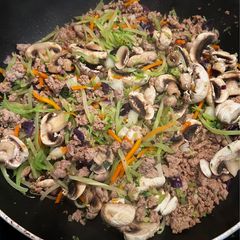 A picture of Egg roll in a bowl.