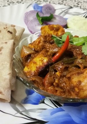 কড়াই পনির(Kadhai paneer recipe In Bengali) রেসিপির প্রধান ছবি