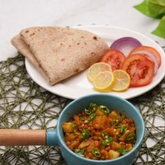 A picture of Turnip with Bengal Gram.