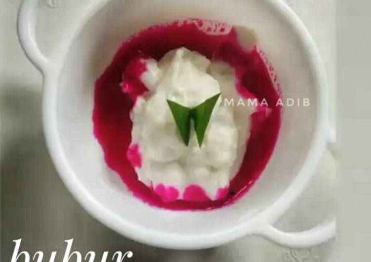Mpasi 8 Mo+ bubur sumsum lembut saos buah naga