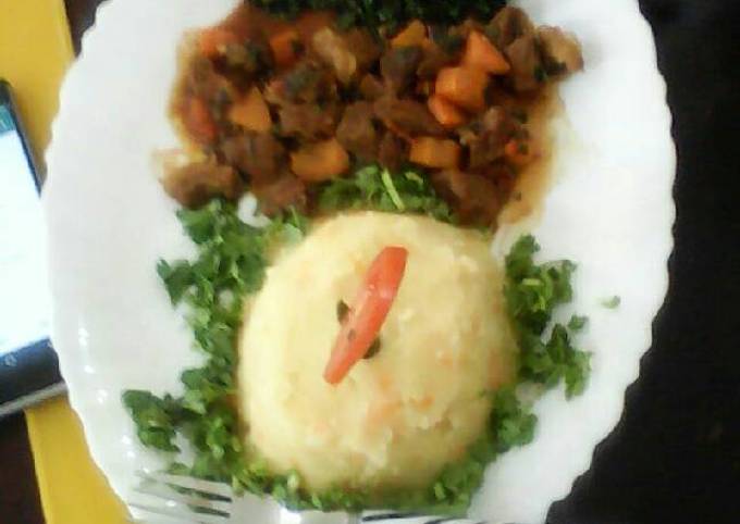 Simple Way to Make Homemade Rice and beef stew