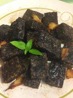 麻油豬血糕 的食譜成品照片