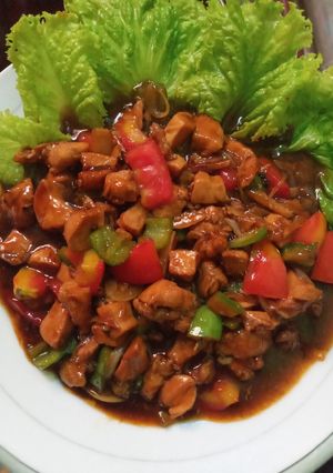 Foto resep Chicken black pepper / ayam lada hitam