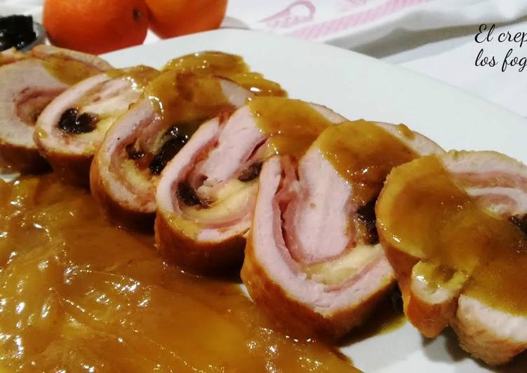 Pavo con ciruelas pasas