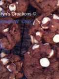 Chocolate Cookies with White chips