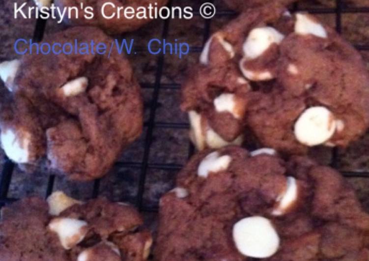 Step-by-Step Guide to Prepare Homemade Chocolate Cookies with White chips