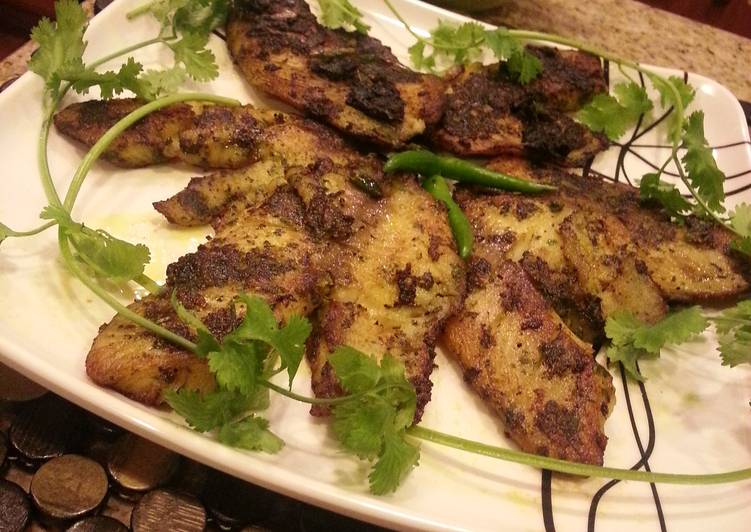 Recipe of Speedy Cilantro (Coriander) Fish Fry