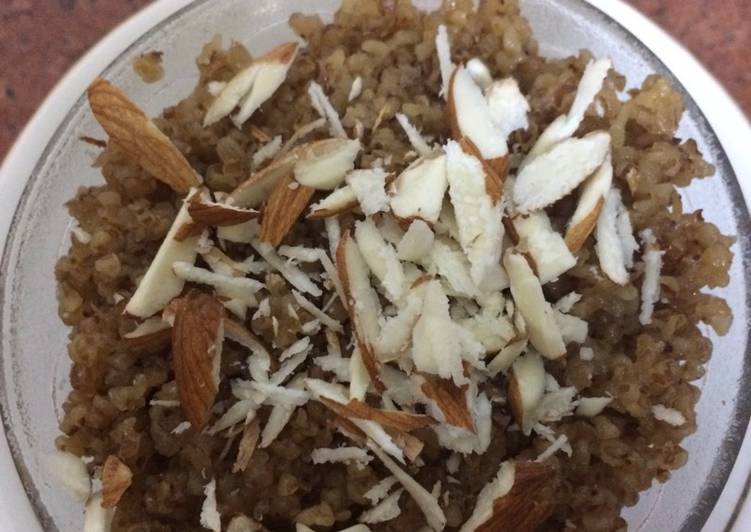 Simple Way to Make Homemade Daliya (porridge)