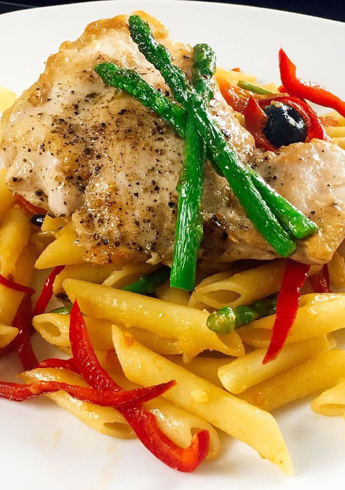Una foto de Pasta Primavera