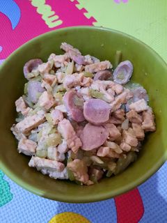 Foto resep Tumis labu siam + tempe + bakso
