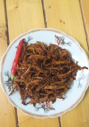 Hình của món Thịt heo giả bò khô.