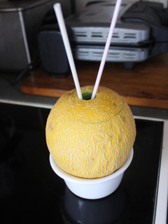 Una foto de Melón de Galia con sangría
