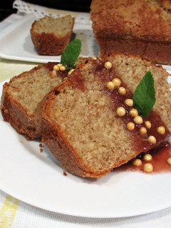 Una foto de Cake integral con queso requesón