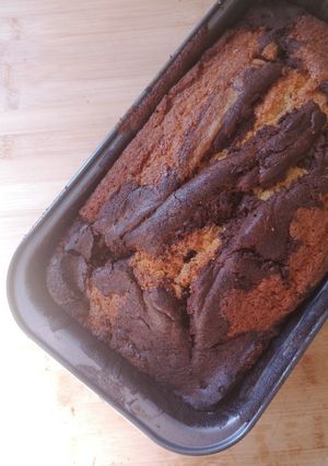Une photo de Gâteau marbré