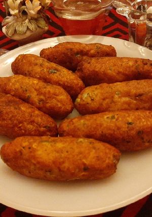 A picture of Sizzling kebabs.