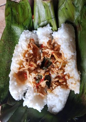Foto resep Nasi bakar ala"