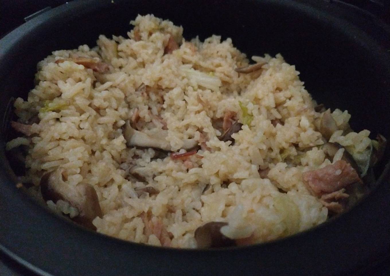 Nasi Jamur Shintake & Bacon