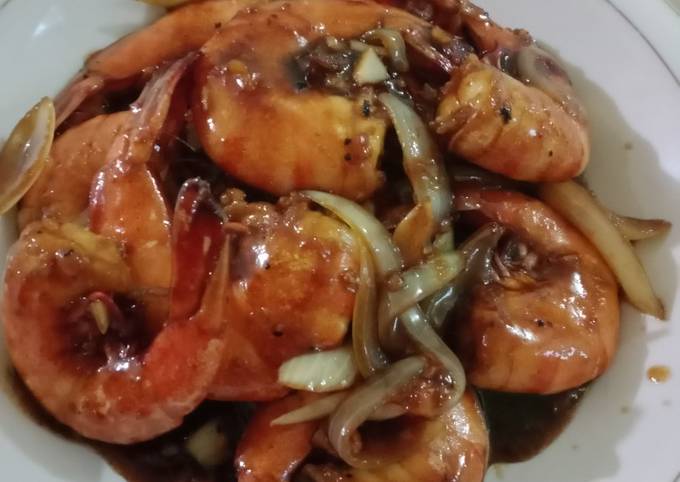 Udang saos inggris