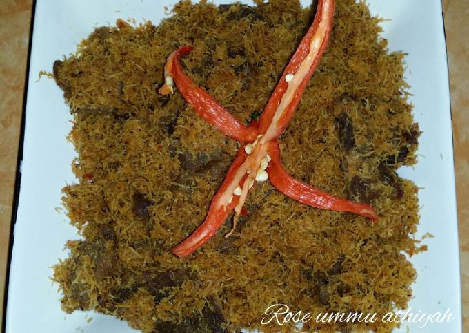 Cara Memasak Srundeng daging enakk Praktis