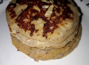 Foto principal de Pancakes de avena, con quinua y queso