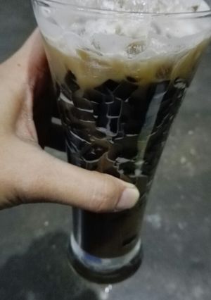 Foto resep Es cincau capuccinno