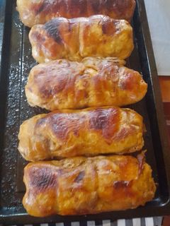 Una foto de Arrollado de pollo fácil y rico
