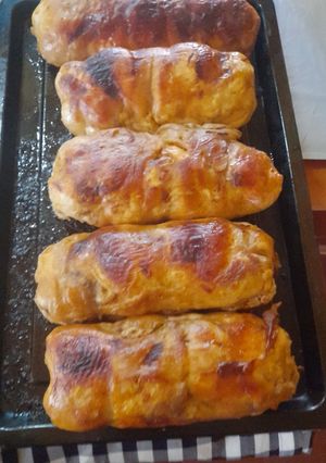 Una foto de Arrollado de pollo fácil y rico