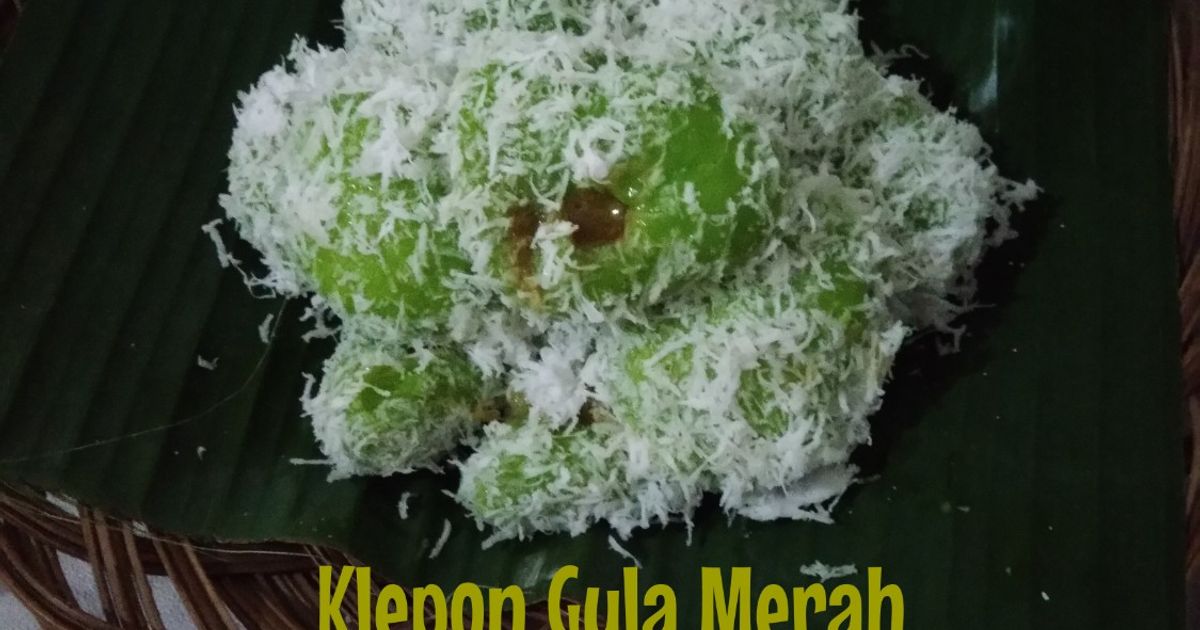 Klepon Gula Merah dan labu kuning