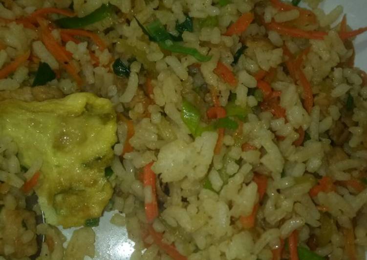 Nasi goreng putih