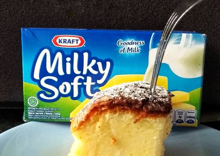 Resep Milky Soft Cheese Cake 🧀 yang Sempurna