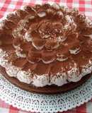 Torta veloce cacao e panna