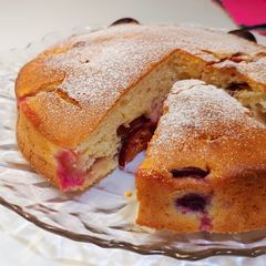 A picture of A Simple Plum Pie That Always Turns Out.