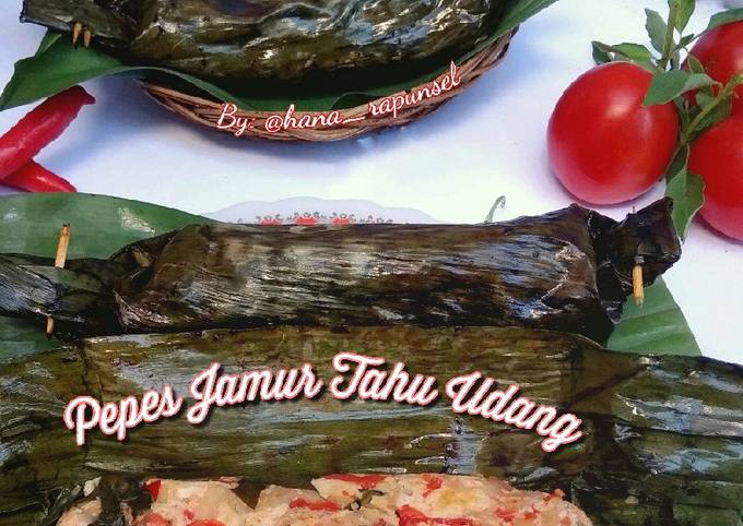 Pepes Jamur Tahu Udang