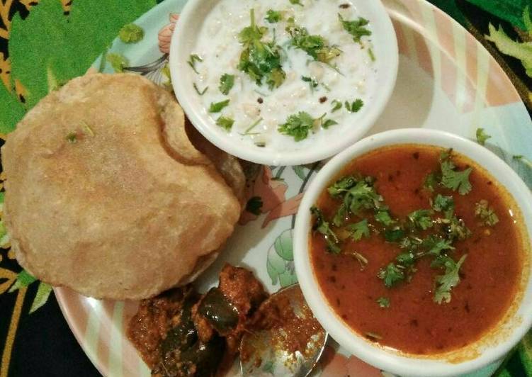 Easiest Way to Make Perfect Masale wale Bangain, aalu tamater, kheera ka Raita, pudiya | This is Recipe So Appetizing You Must Attempt Now !!