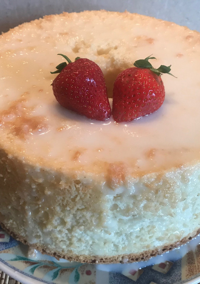 Una foto de Ángel food cake - pastel de ángel