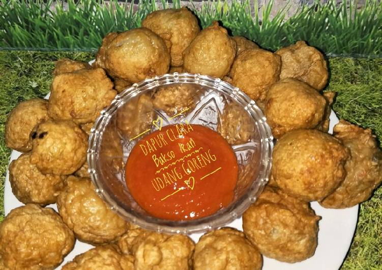 Cara buat Bakso Ikan Udang Goreng yang lezat Untuk Jualan